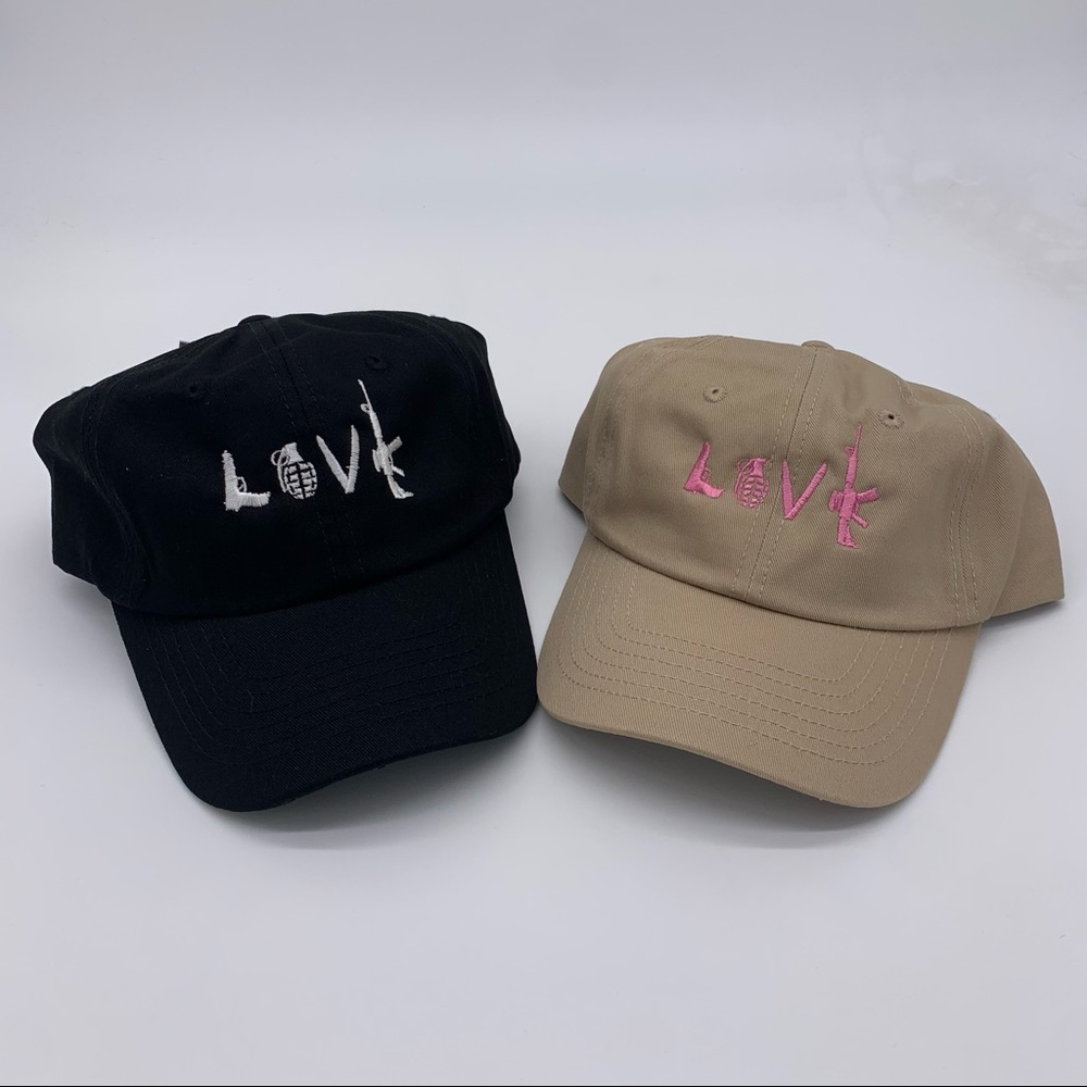 LOVE dad hats (embroidered by gimmeemlaces)